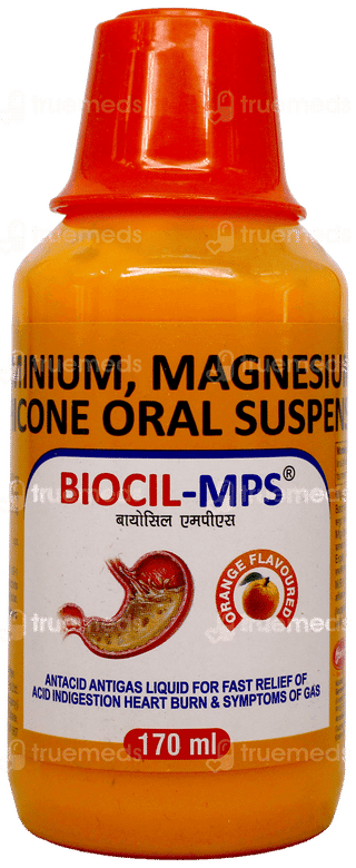 Biocil Mps Orange Flavour Suspension 170Ml